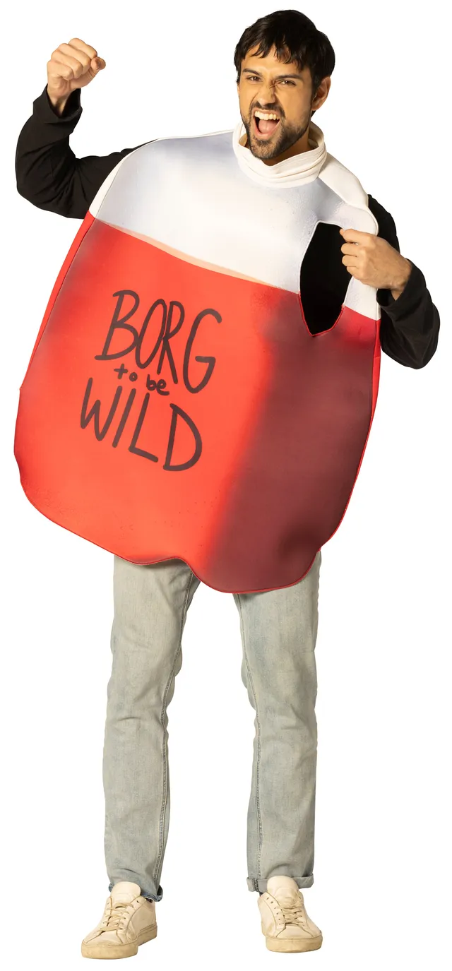 Rasta Imposta Blackout Rage Gallon Kostüm Einheitsgröße BORG