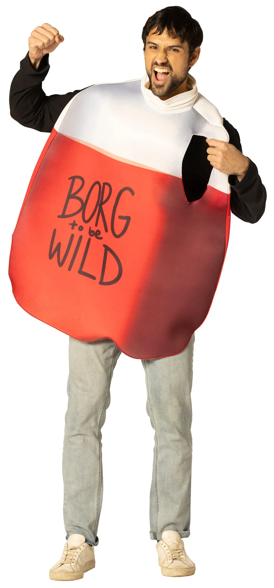 Rasta Imposta Blackout Rage Gallon Kostüm Einheitsgröße BORG