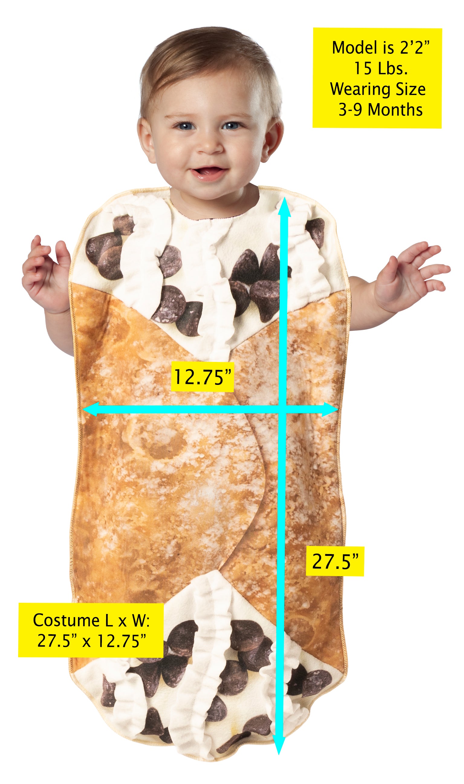 Rasta Imposta Cannoli Bunting Babykostüm 3-9 Monate