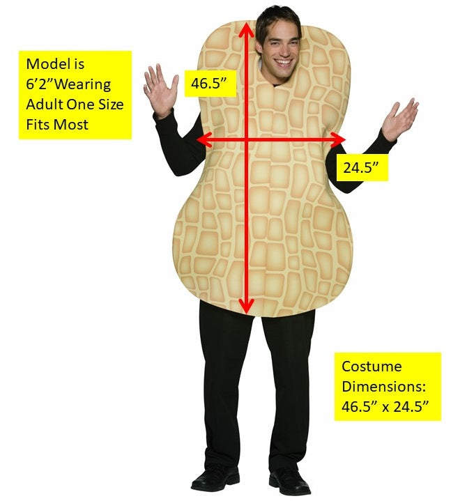 Rasta Imposta Peanut Erdnuss Kostüm One Size