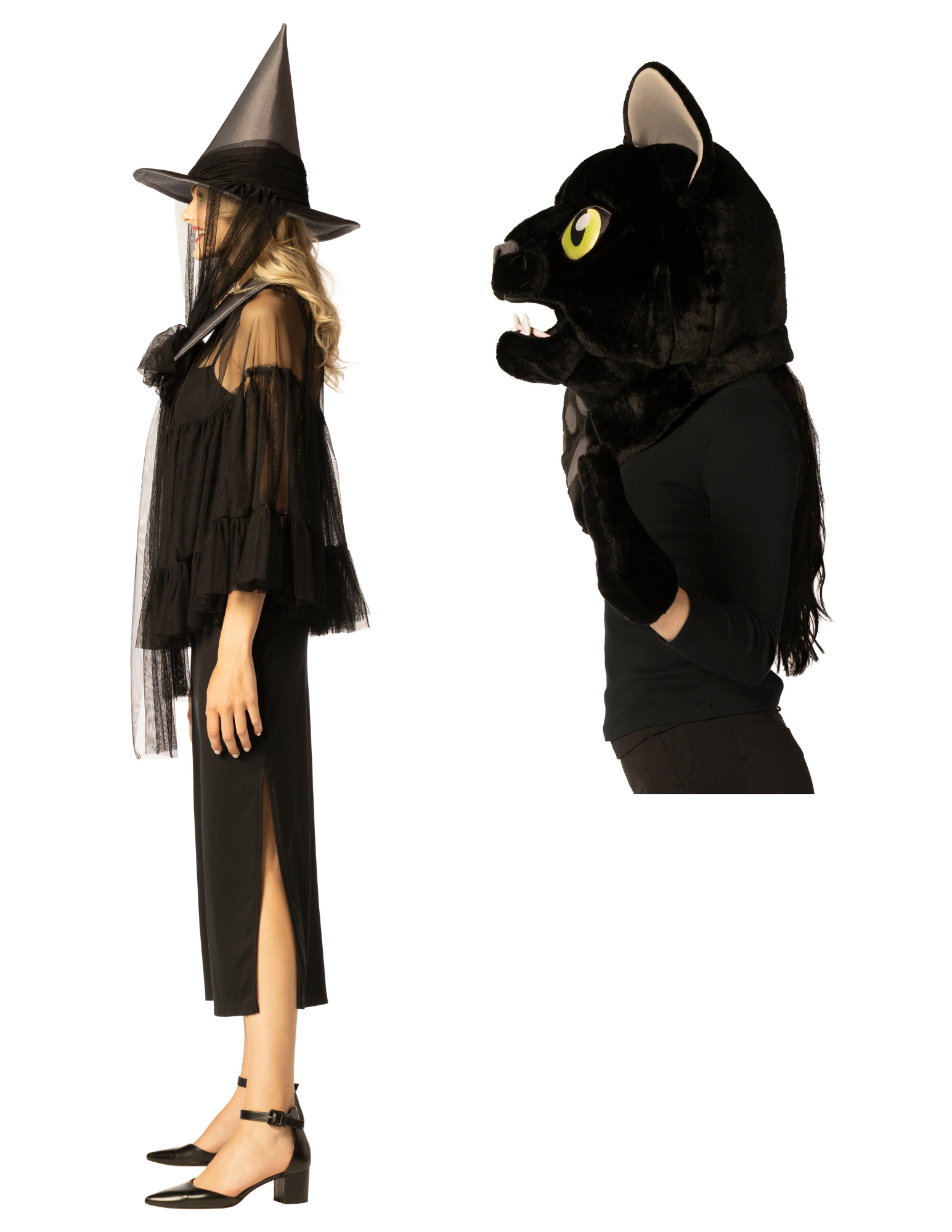 Rasta Imposta Hexe & Katze Paarkostüm One Size schwarz
