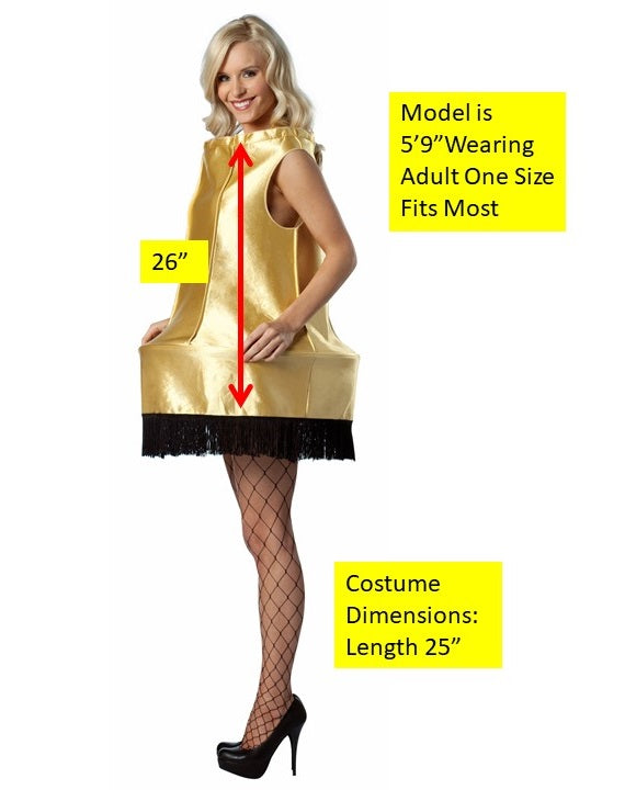 Rasta Imposta Christmas Lamp Schaumkleid Kostüm Damen 4-10