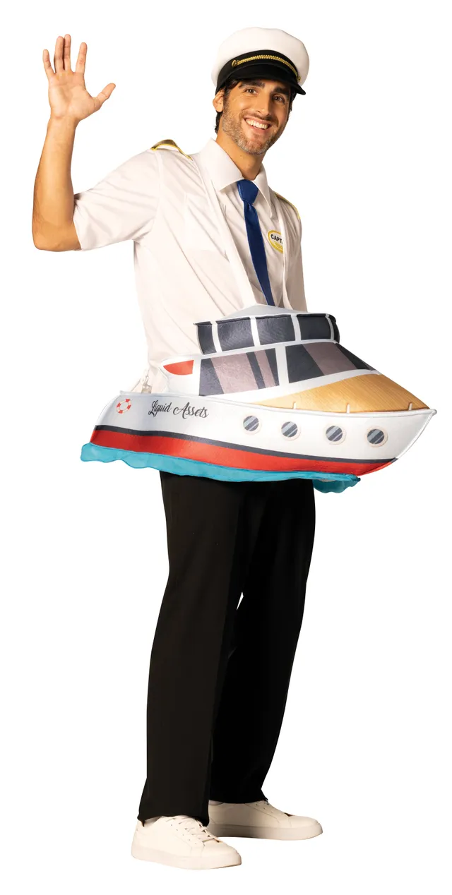Rasta Imposta Yacht Captain Kostüm Erwachsene mit Mütze