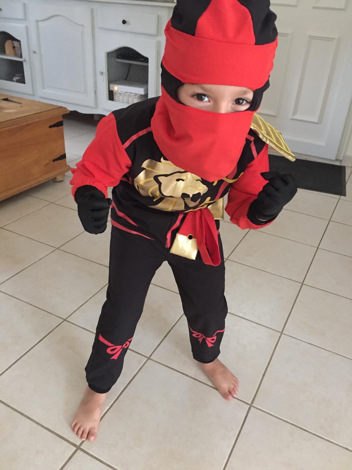 Katara 1771-01 Ninja Kostüm Kinder Grün S 104/110/116