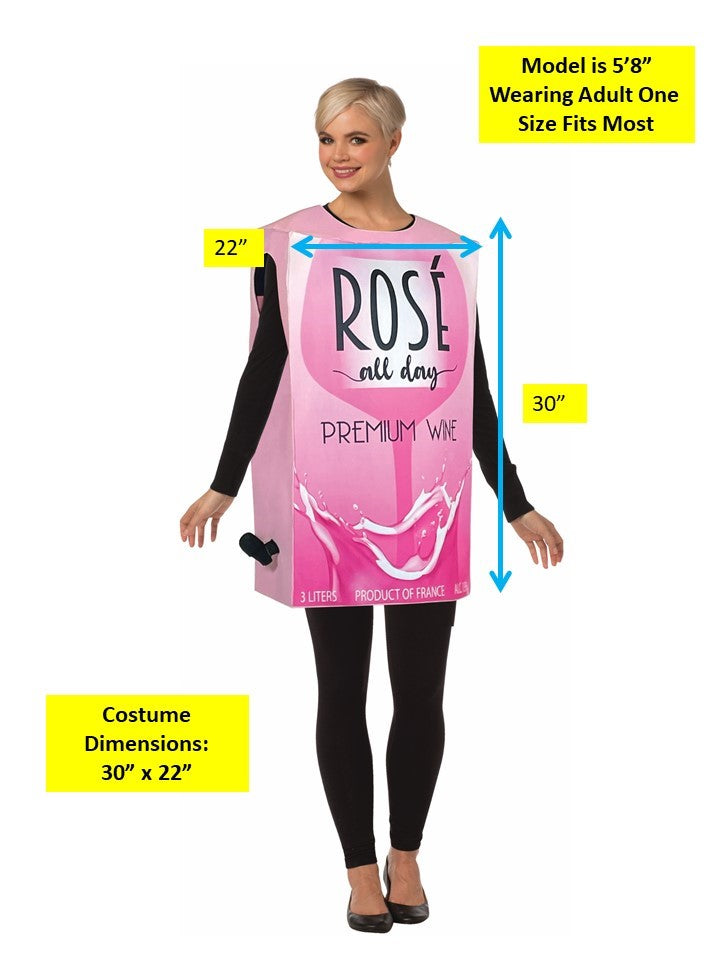 Rasta Imposta Wine Box Rose Kostüm Einheitsgröße Unisex