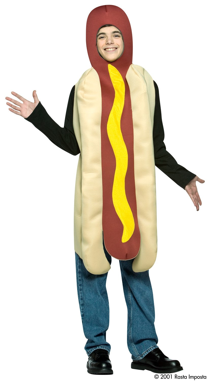 Rasta Imposta Hot Dog Costume Teen-Kostüm Einheitsgröße
