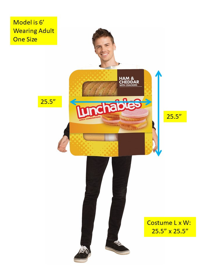 Rasta Imposta Lunchables Kostüm Snack Tunika One Size