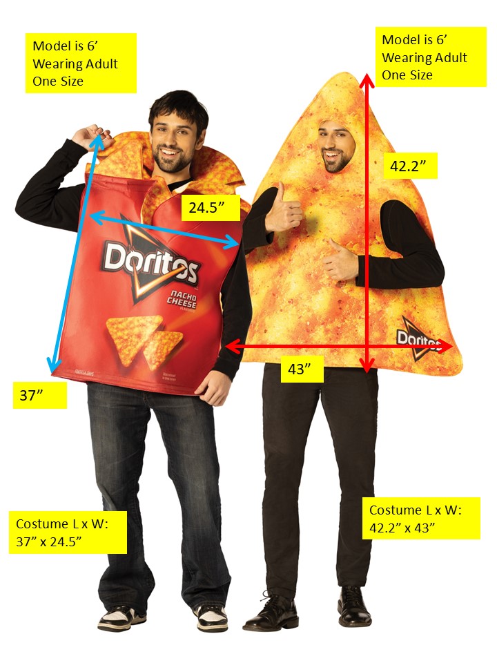 Rasta Imposta Doritos Couple Kostüm One Size 2tlg Chips