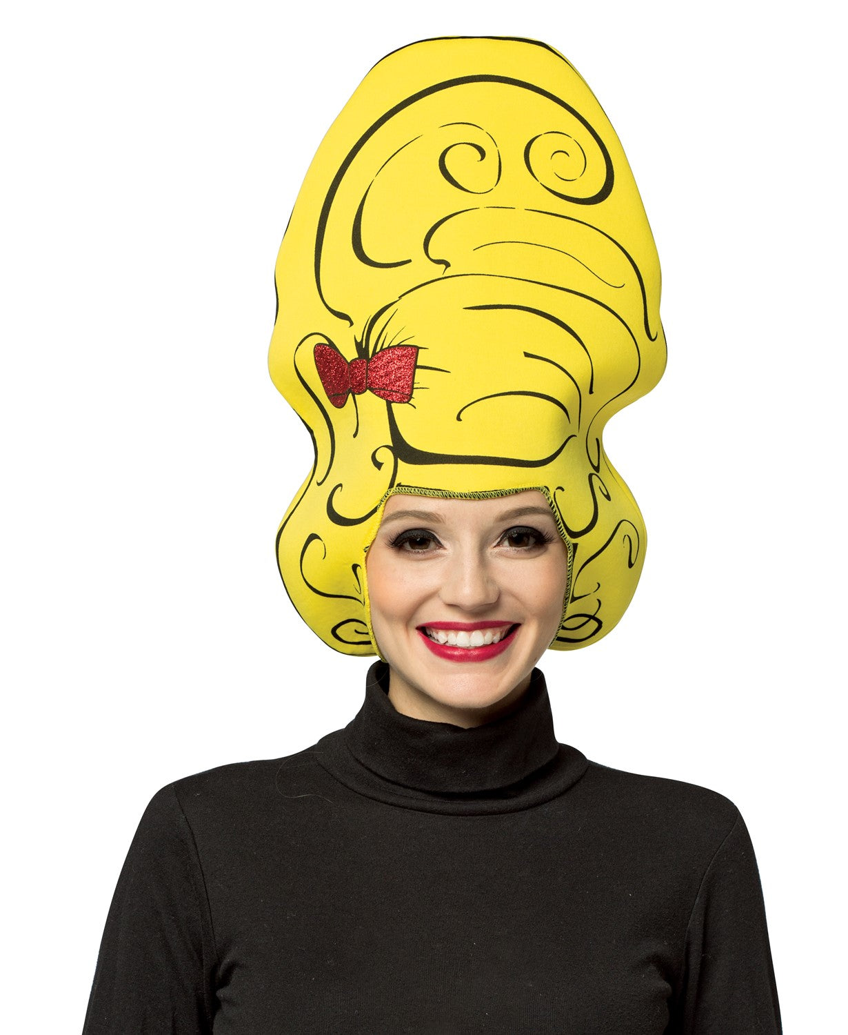 Rasta Imposta Yellow Beehive Cartoon Perücke Gelb
