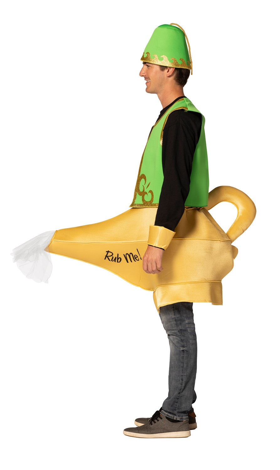 Rasta Imposta Genie In The Lamp Kostüm Grün Einheitsgröße