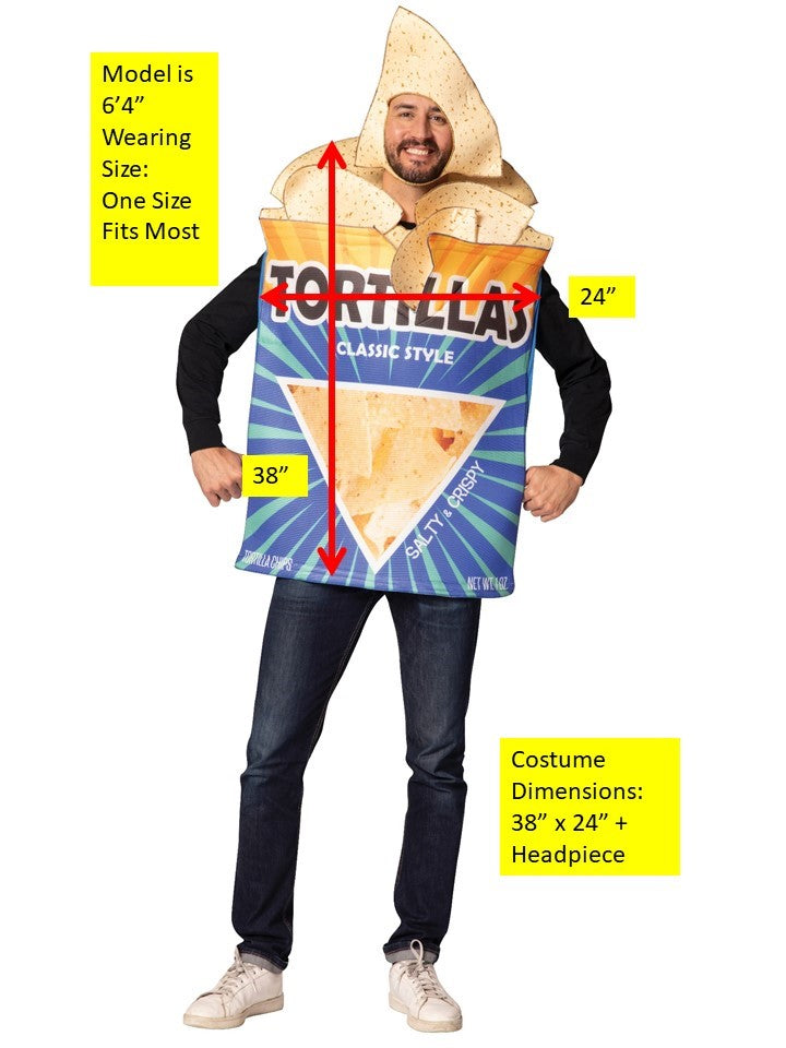 Rasta Imposta Tortilla Chips Kostüm Chipstüte Einheitsgröße