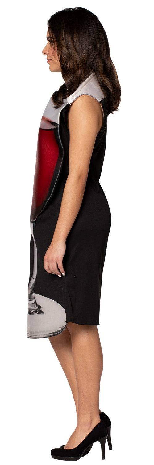 Rasta Imposta Glass of Red Wine & Cheese Kostüm One Size