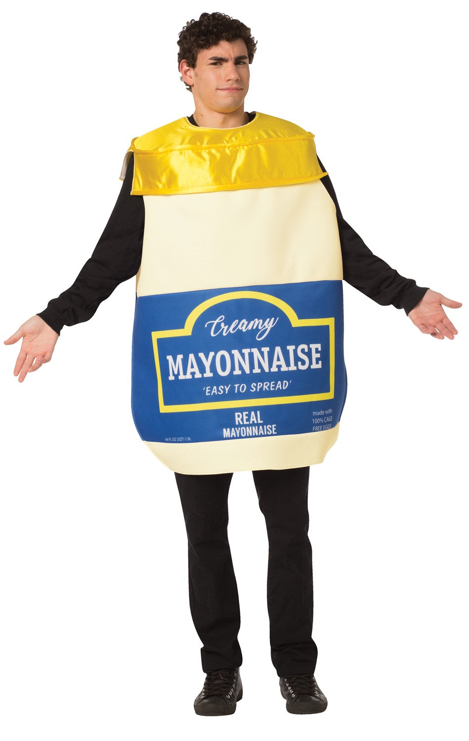 Rasta Imposta Mayonnaise Jar Kostüm Einheitsgröße Unisex