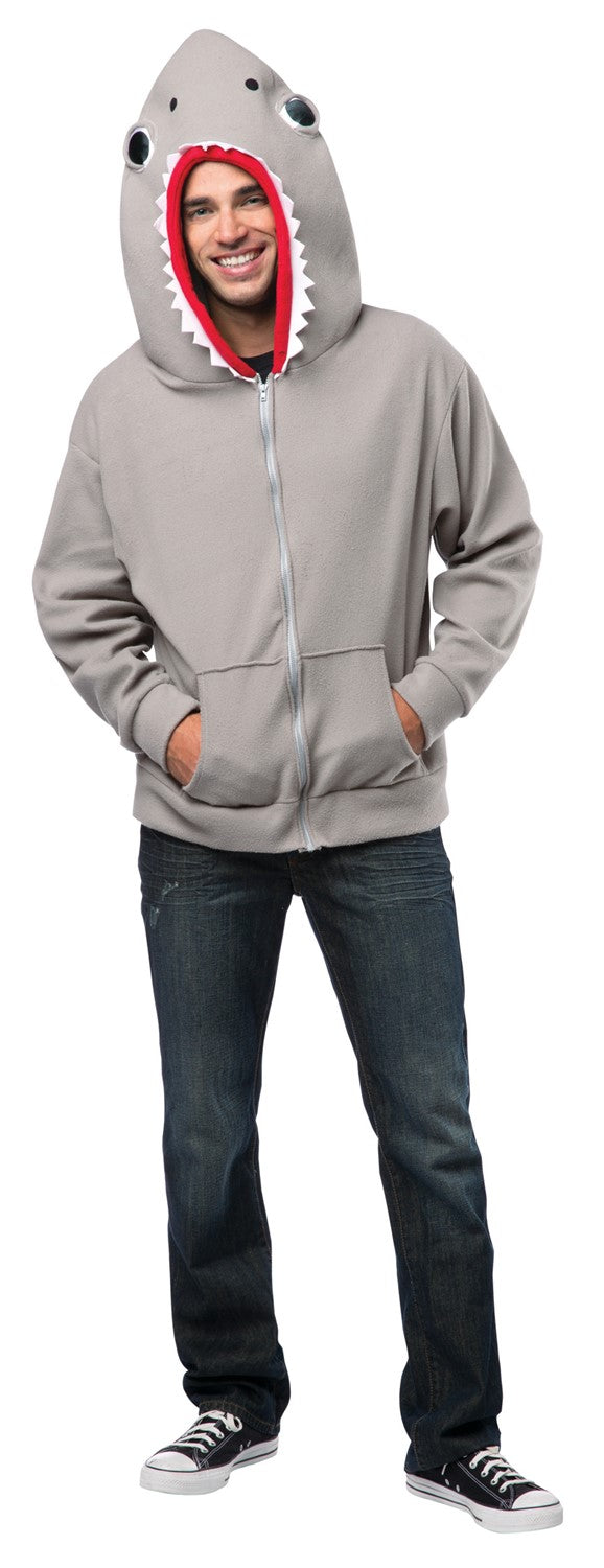 Rasta Imposta Hoodie Shark Hai Kostüm Grau Gr. L