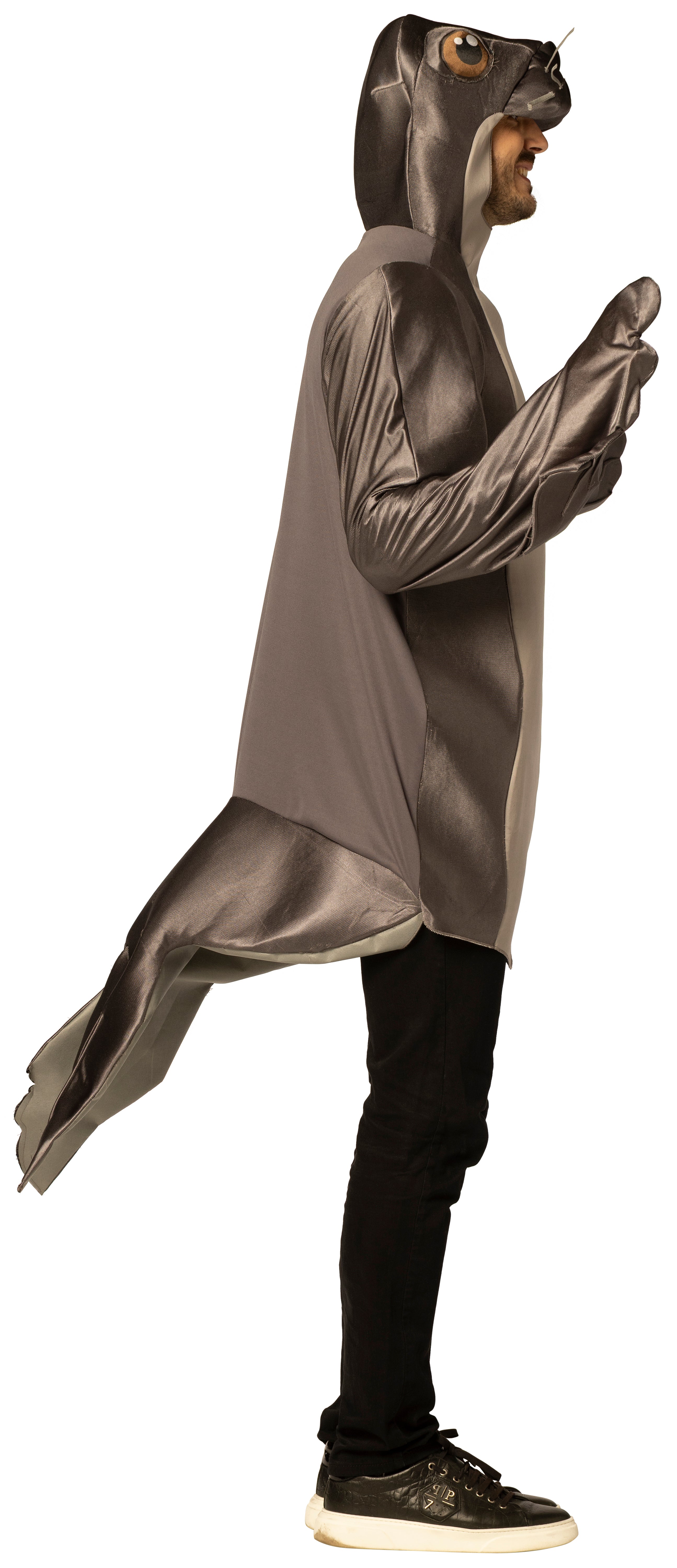 Rasta Imposta Seal Kostüm Erwachsene One Size Grau