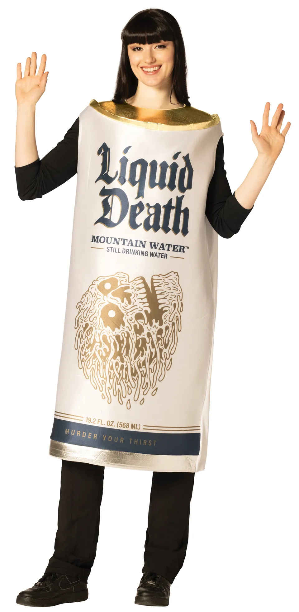 Rasta Imposta Liquid Death Still Water Dosenkostüm Weiß