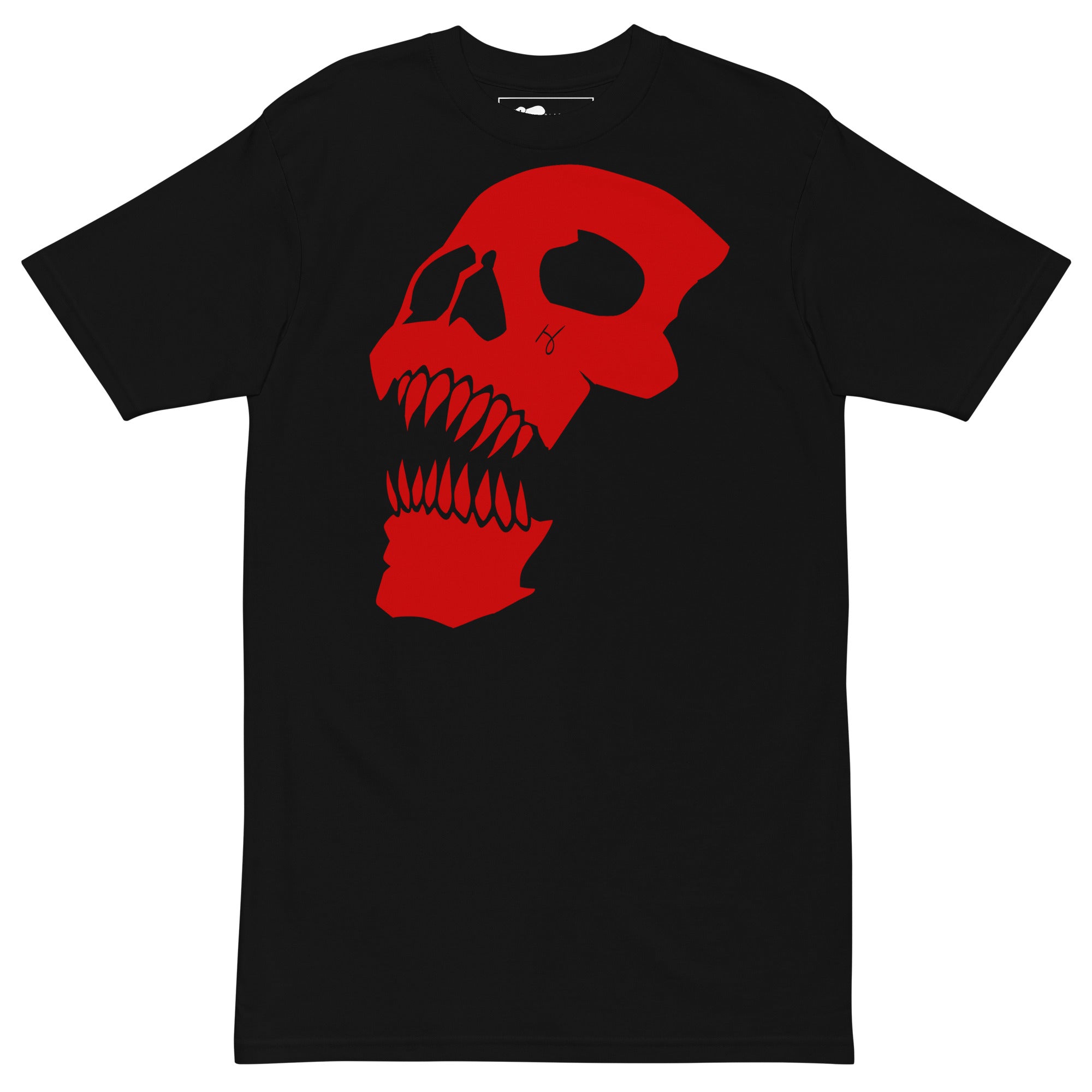 Black Snake Nel T-Shirt Skull Grafik schwarz Heavyweight