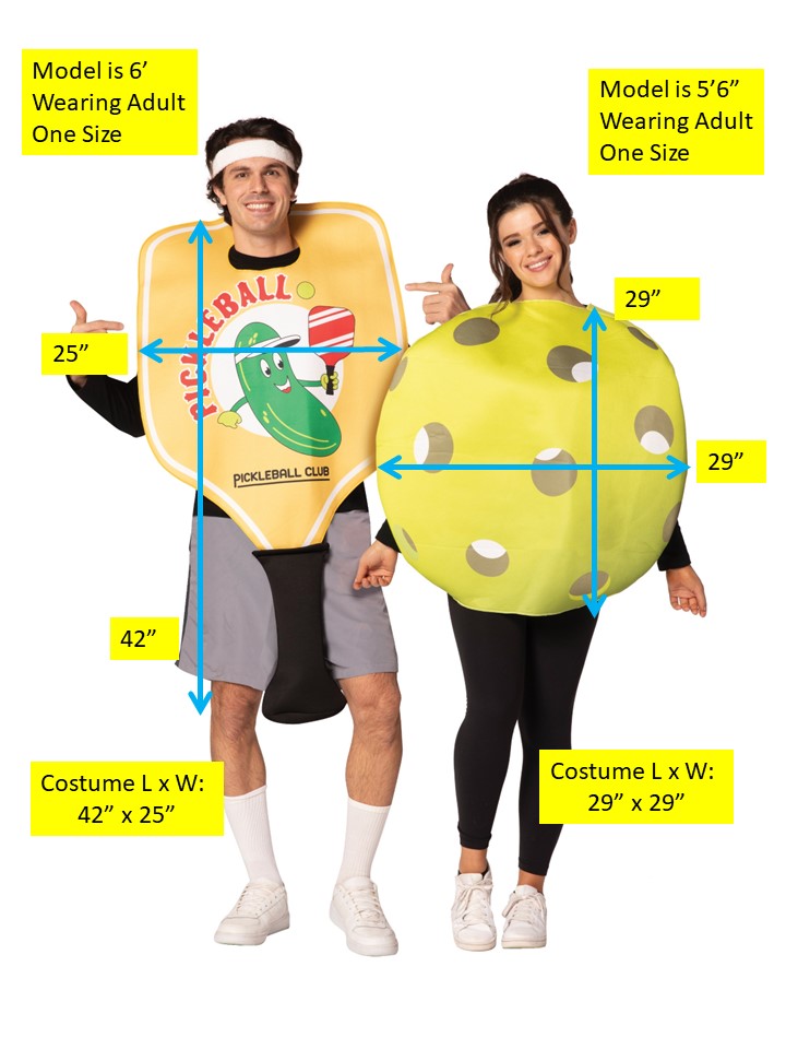 Rasta Imposta Pickle Ball Paddle Partnerkostüm 2er Schläger