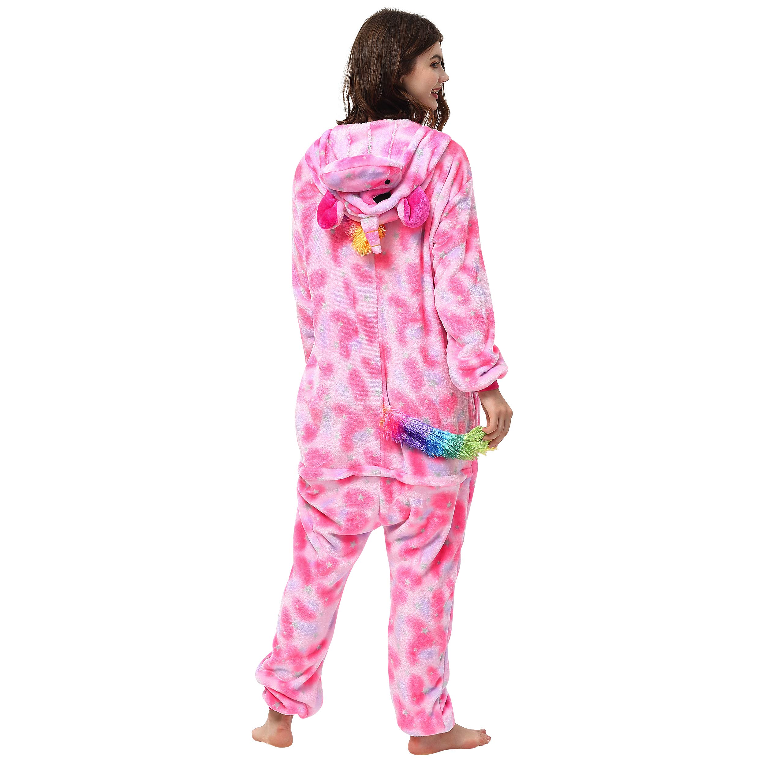 Katara 1744 Einhorn Partyanzug Onesie Pink-Rosa Plüsch