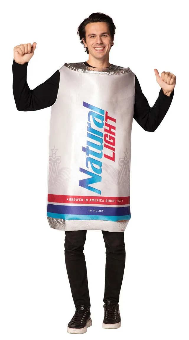 Rasta Imposta Natural Light Beer Can Kostüm Einheitsgröße Unisex