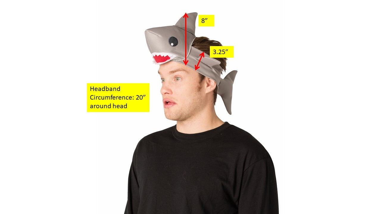 Rasta Imposta Shark Happy Heads Haarreif Hai Einheitsgröße