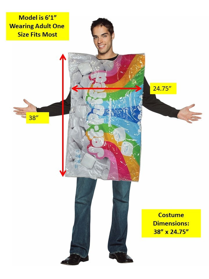 Rasta Imposta Kraft Jet-Puffed Marshmallow Kostüm One Size
