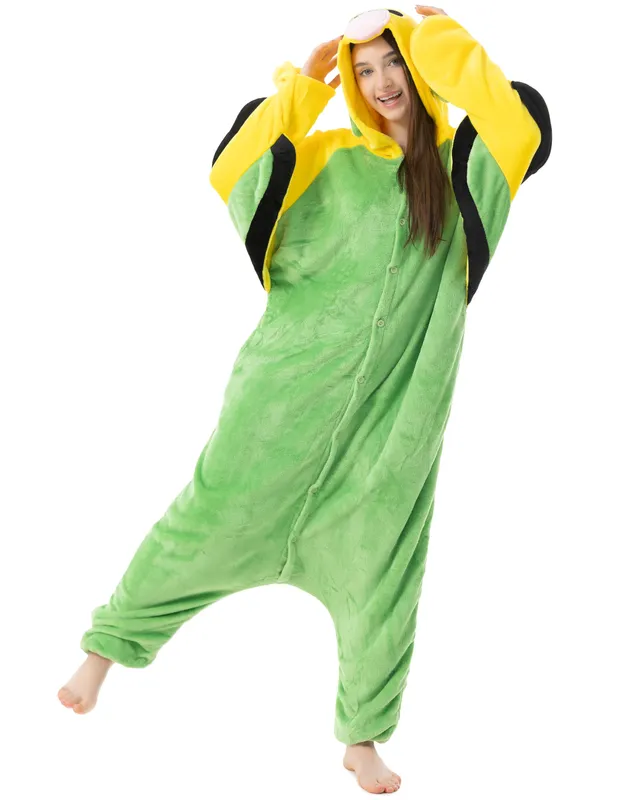 Katara 1744 Wellensittich Kostüm Onesie Fleece Unisex