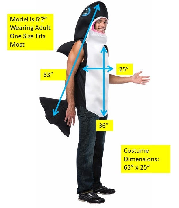 Rasta Imposta Killer Whale Kostüm One Size Orca