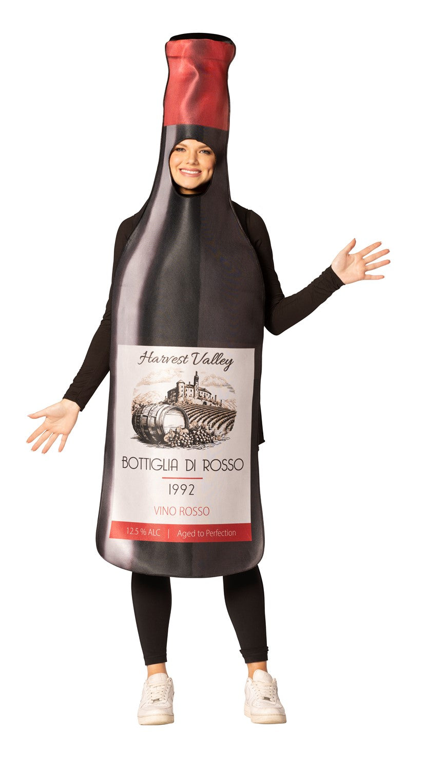 Rasta Imposta Get Real Rotwein Flasche Kostüm Einheitsgröße