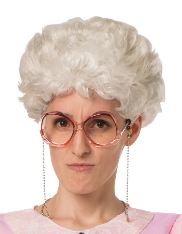 Rasta Imposta Golden Granny Wise Perücke grau ohne Brille