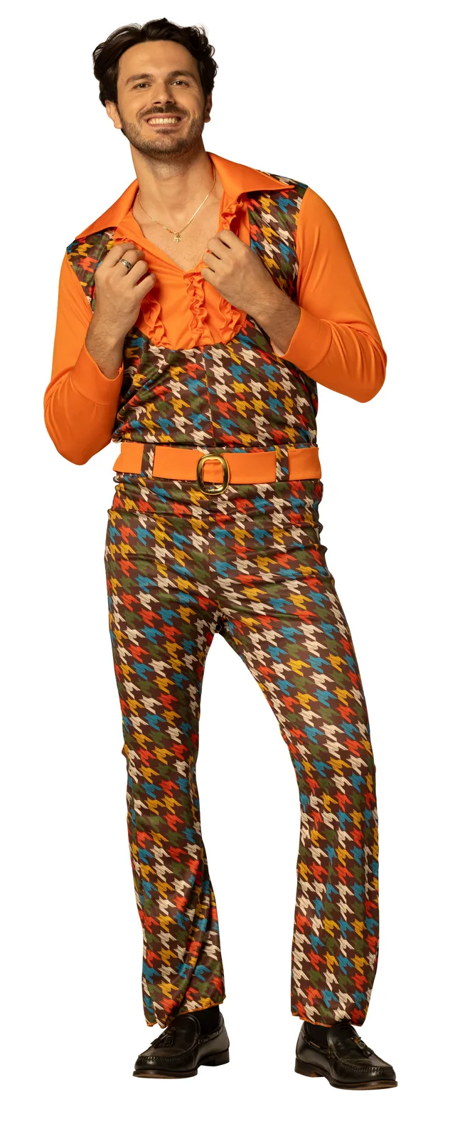 Rasta Imposta Swaggertown 70s Jumpsuit Herren Orange M L XL