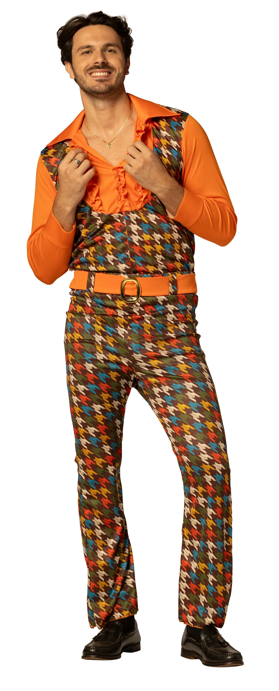 Rasta Imposta Swaggertown 70s Jumpsuit Herren Orange M L XL