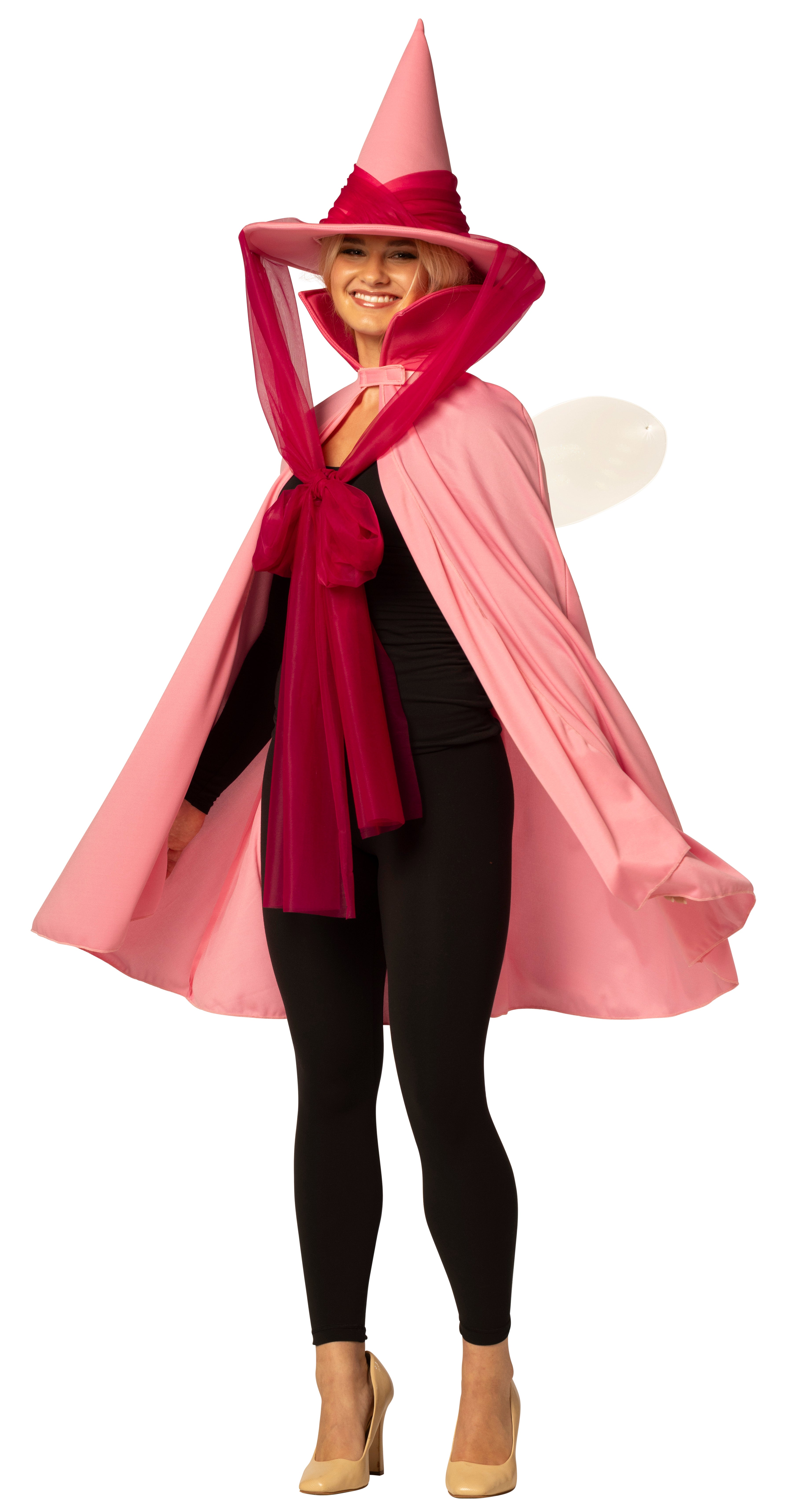 Rasta Imposta Fairy Godmother Feenkostüm Rosa One Size mit Stab
