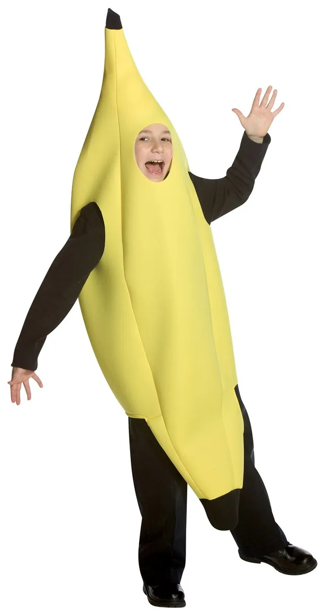 Rasta Imposta Deluxe Banana Kinderkostüm 7-10 Gelb