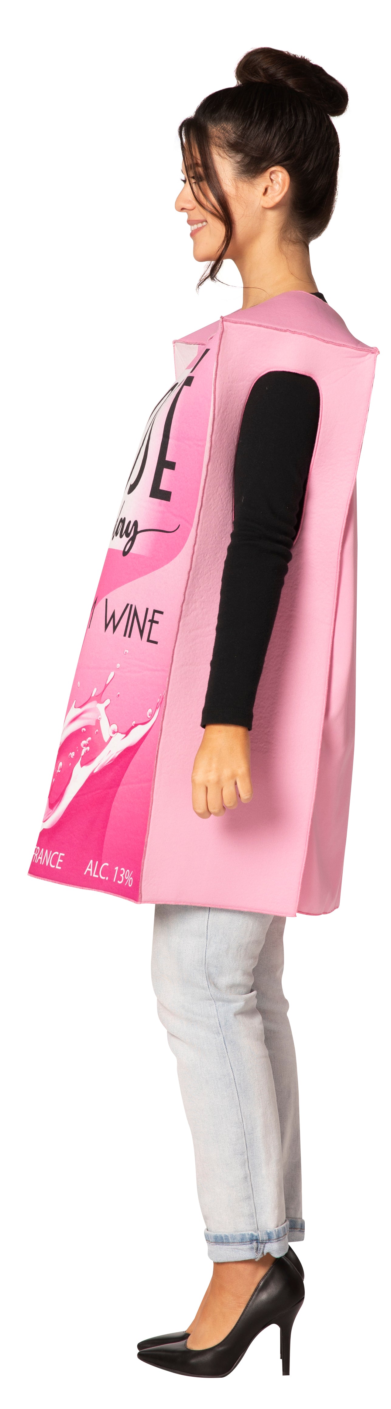 Rasta Imposta Rosé Wine Box Paarkostüm Karton und Kleid