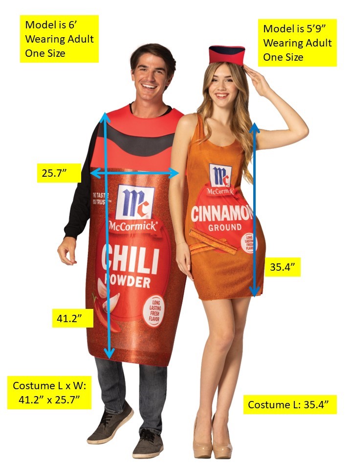 Rasta Imposta McCormick Partnerkostüm Chili Zimt Kleid