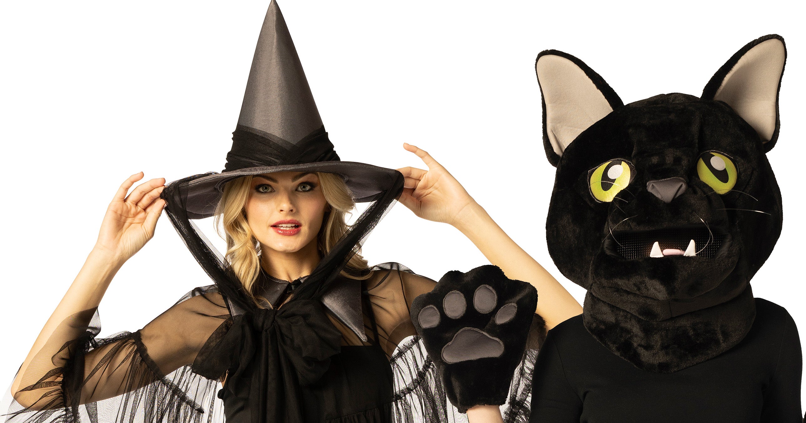Rasta Imposta Hexe & Katze Paarkostüm One Size schwarz