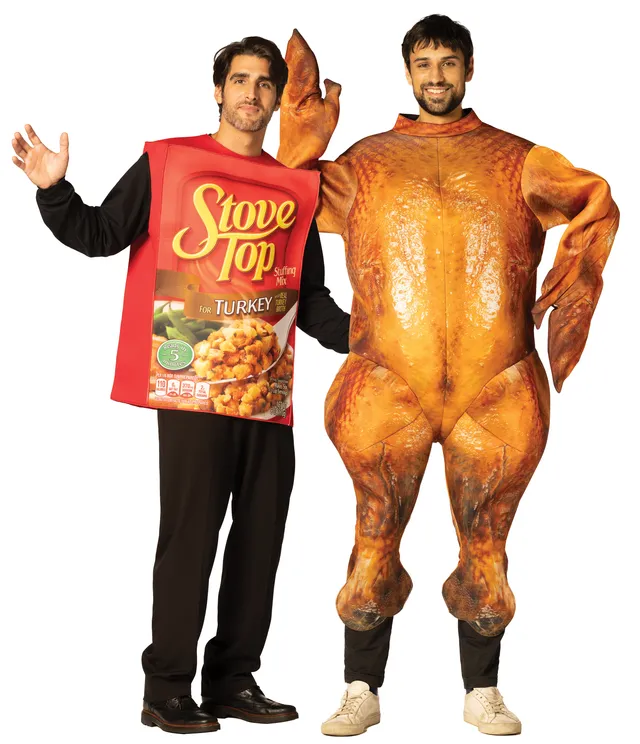 Rasta Imposta Thanksgiving Feast Partnerkostüm One Size Truthahn