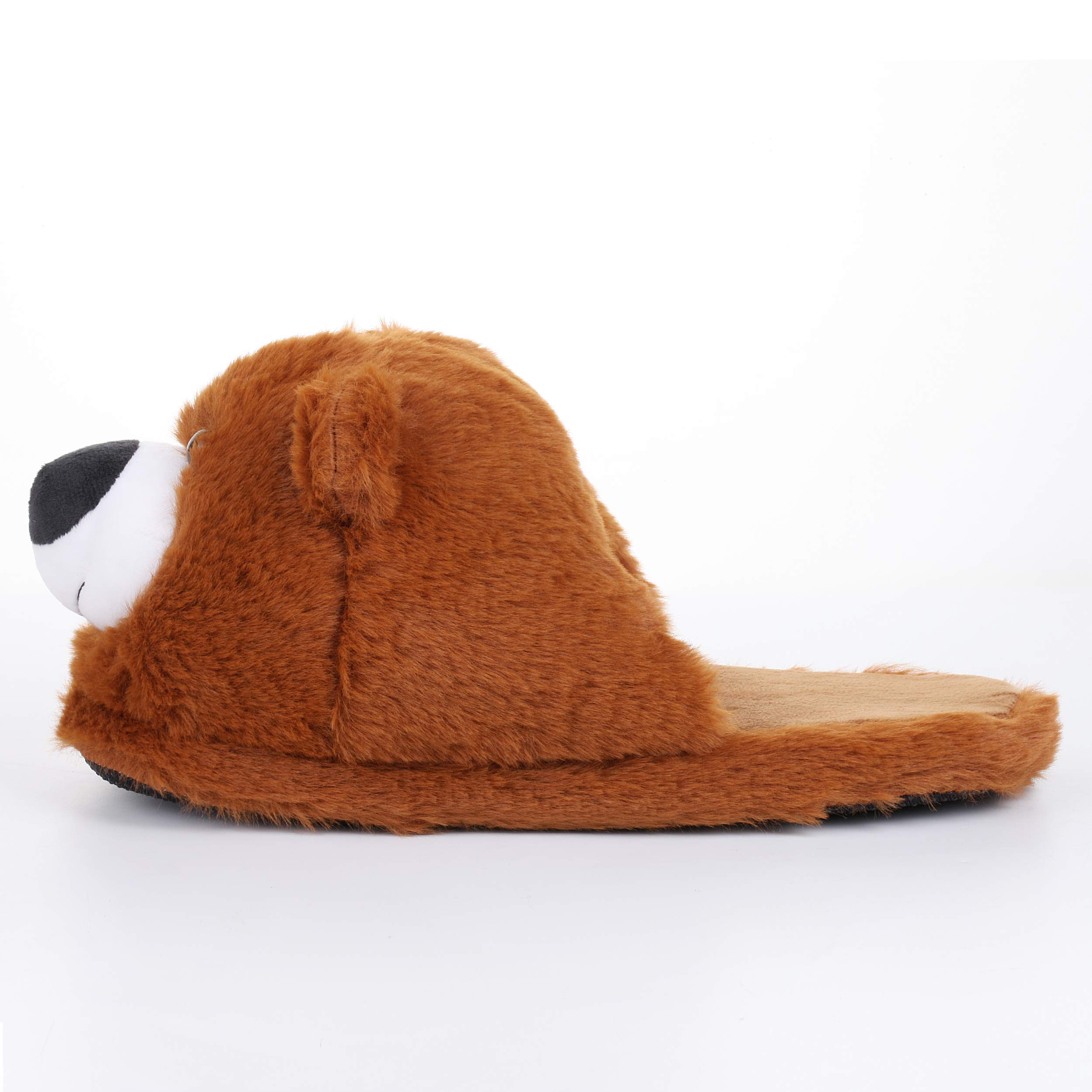 Katara Bär Hausschuhe Slipper offen Unisex Plüsch
