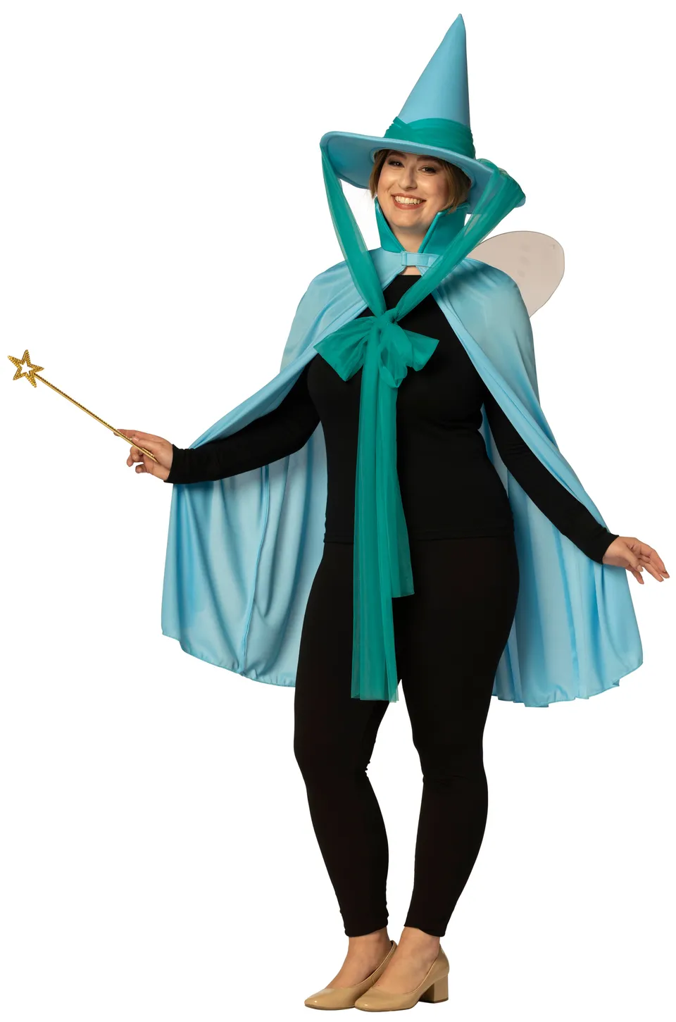 Rasta Imposta Fairy Godmother Kostüm Blau Einheitsgröße Set