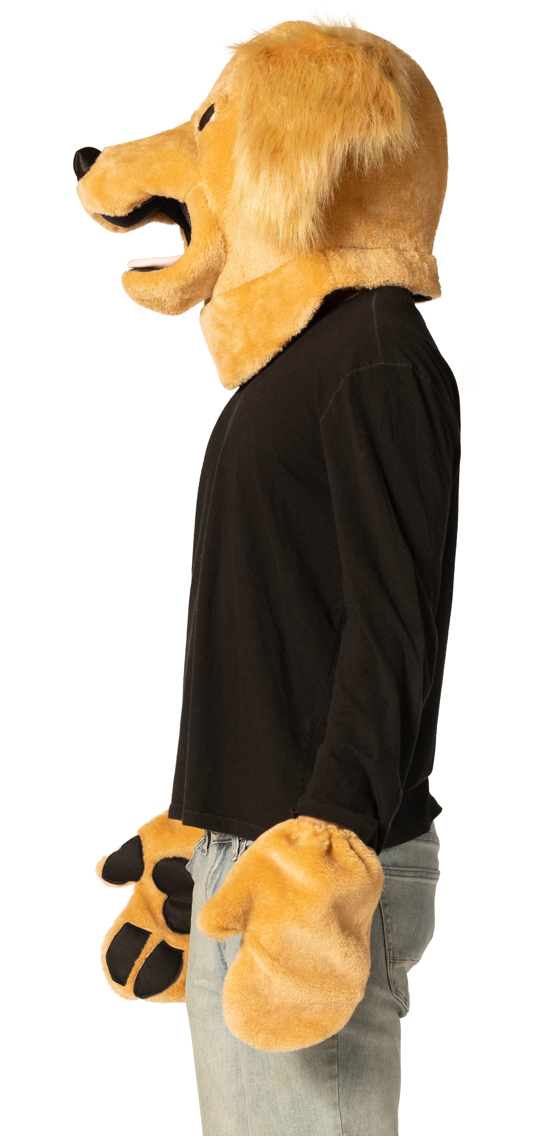Rasta Imposta Brown Dog Maske mit Pfoten braun Einheitsgröße