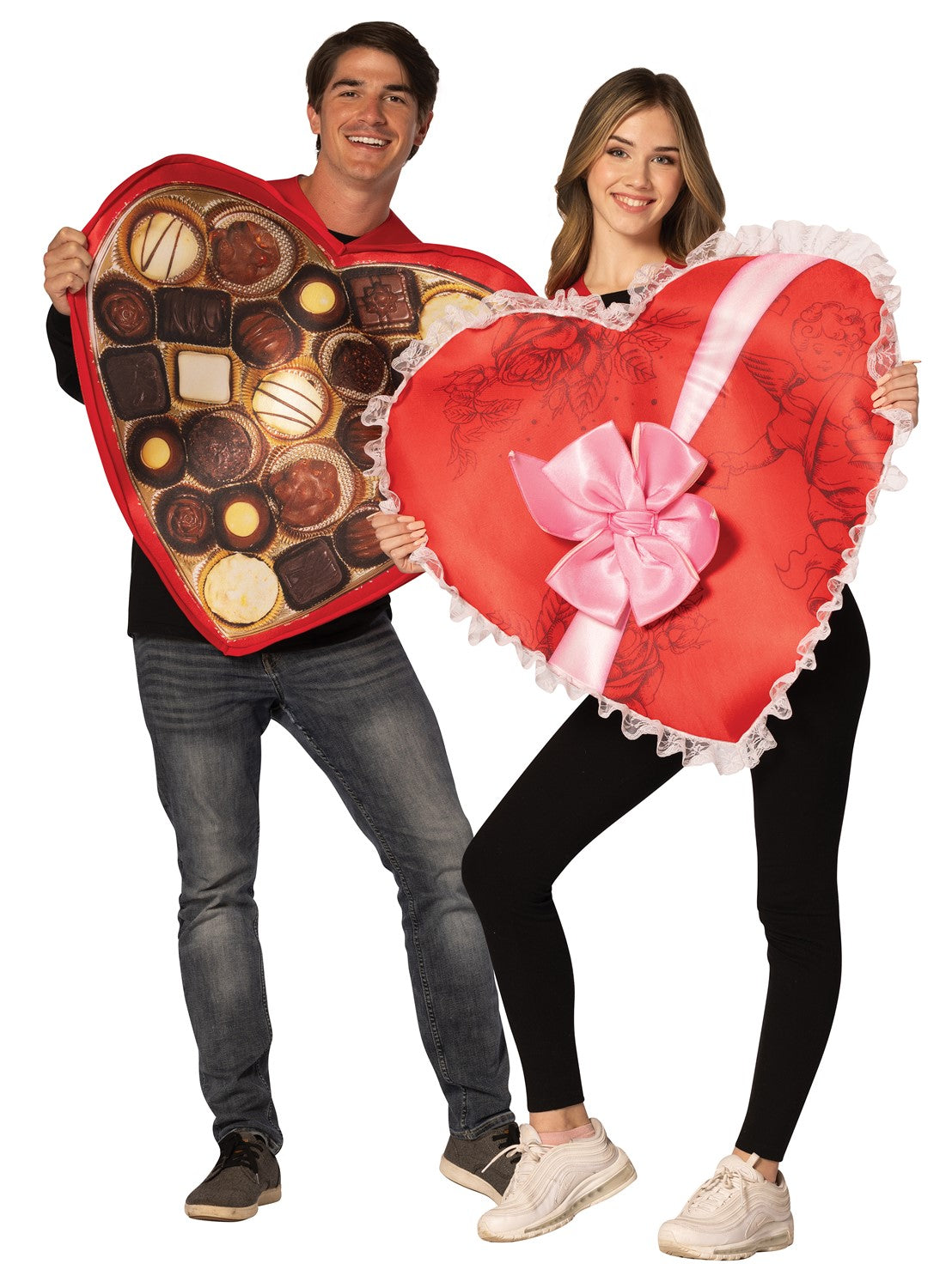 Rasta Imposta Valentine Heart Box Paarkostüm Einheitsgröße