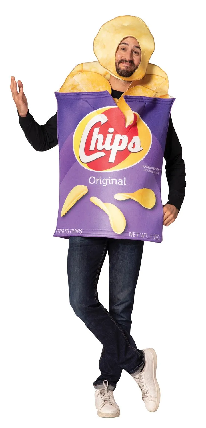 Rasta Imposta Potato Chips Bag Kostüm Einheitsgröße mit Hut