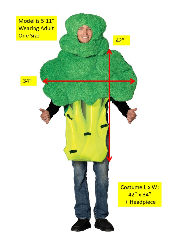 Rasta Imposta Broccoli Kostüm Brokkoli One Size