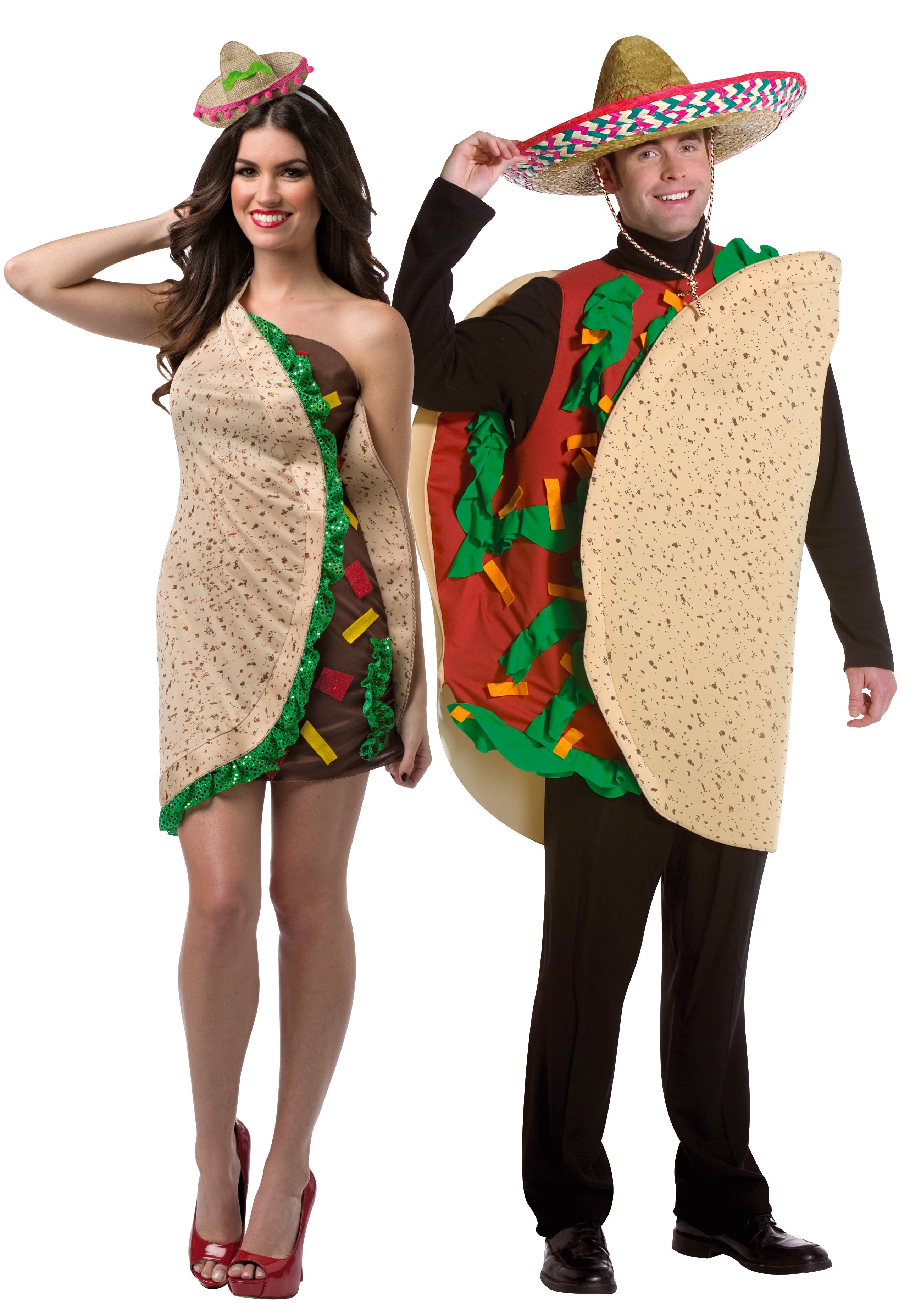 Rasta Imposta Taco Dress Kostüm One Size Taco Paar