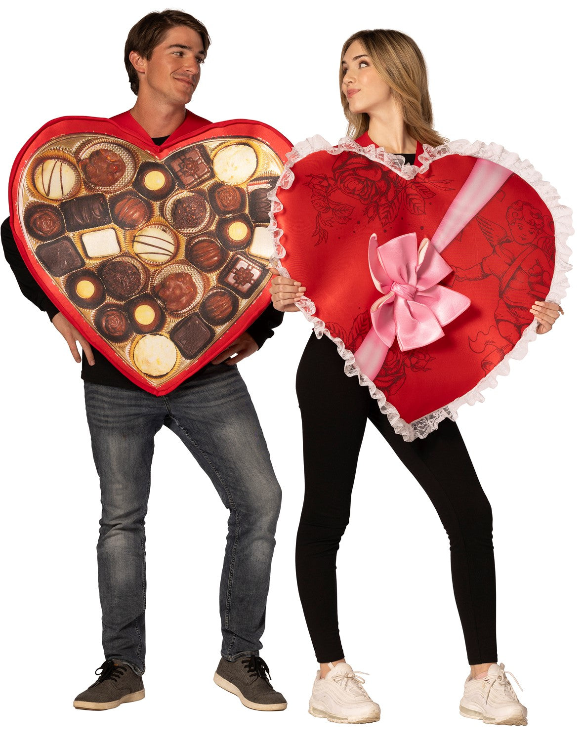 Rasta Imposta Valentine Heart Box Paarkostüm Einheitsgröße