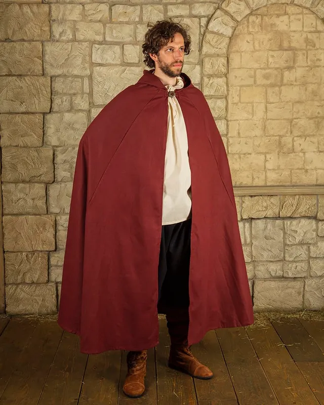Mytholon Gora Umhang mit Kapuze bordeaux Canvas