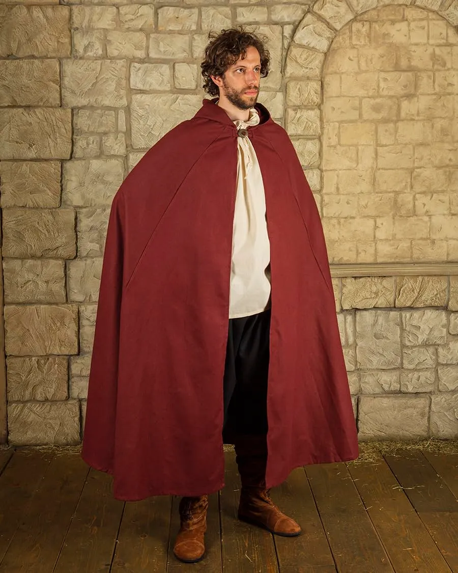 Mytholon Gora Umhang mit Kapuze bordeaux Canvas