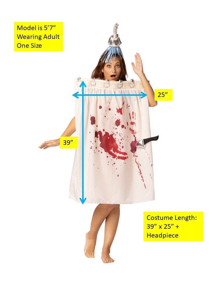 Rasta Imposta Shower Murder Scene Kostüm One Size