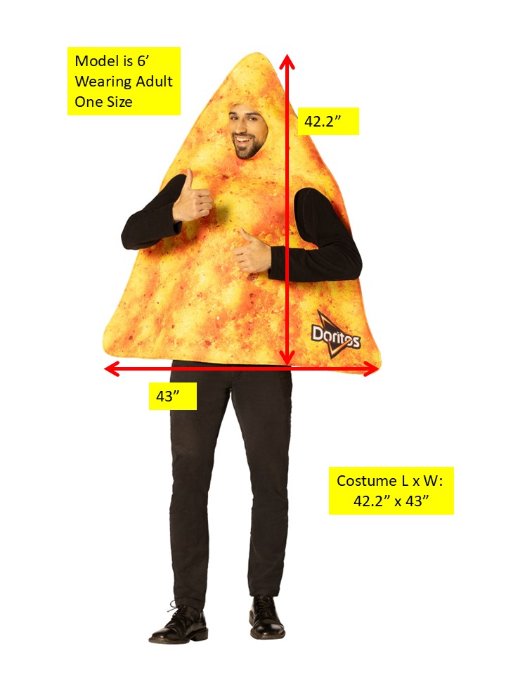 Rasta Imposta Doritos Nacho Kostüm Chip 6er Gruppenkostüm One Size